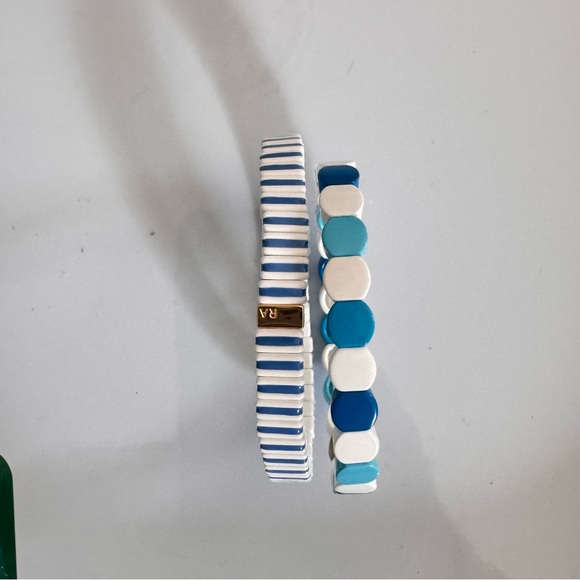 Roxanne Assoulin Turquoise and White Bracelet Set - Picture 2 of 5